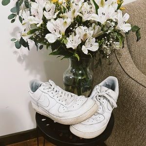 Nike Air Force Ones Women’s 10.5 White Used